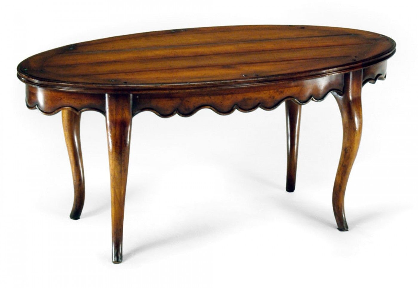 french country oval coffee table