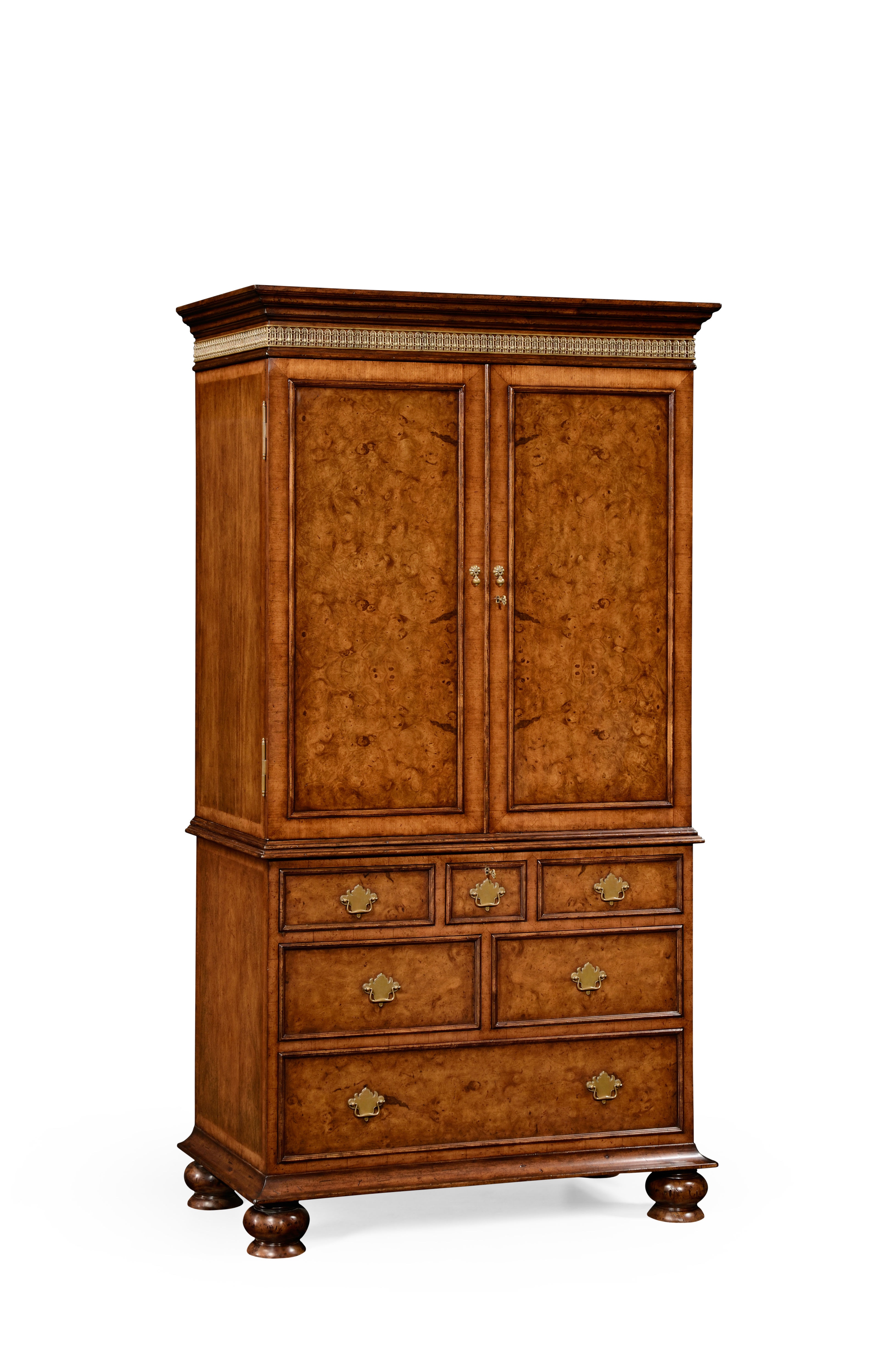 Jonathan Charles Bedroom Walnut Gentleman S Wardrobe 492261 WAL Issis Sons Birmingham AL