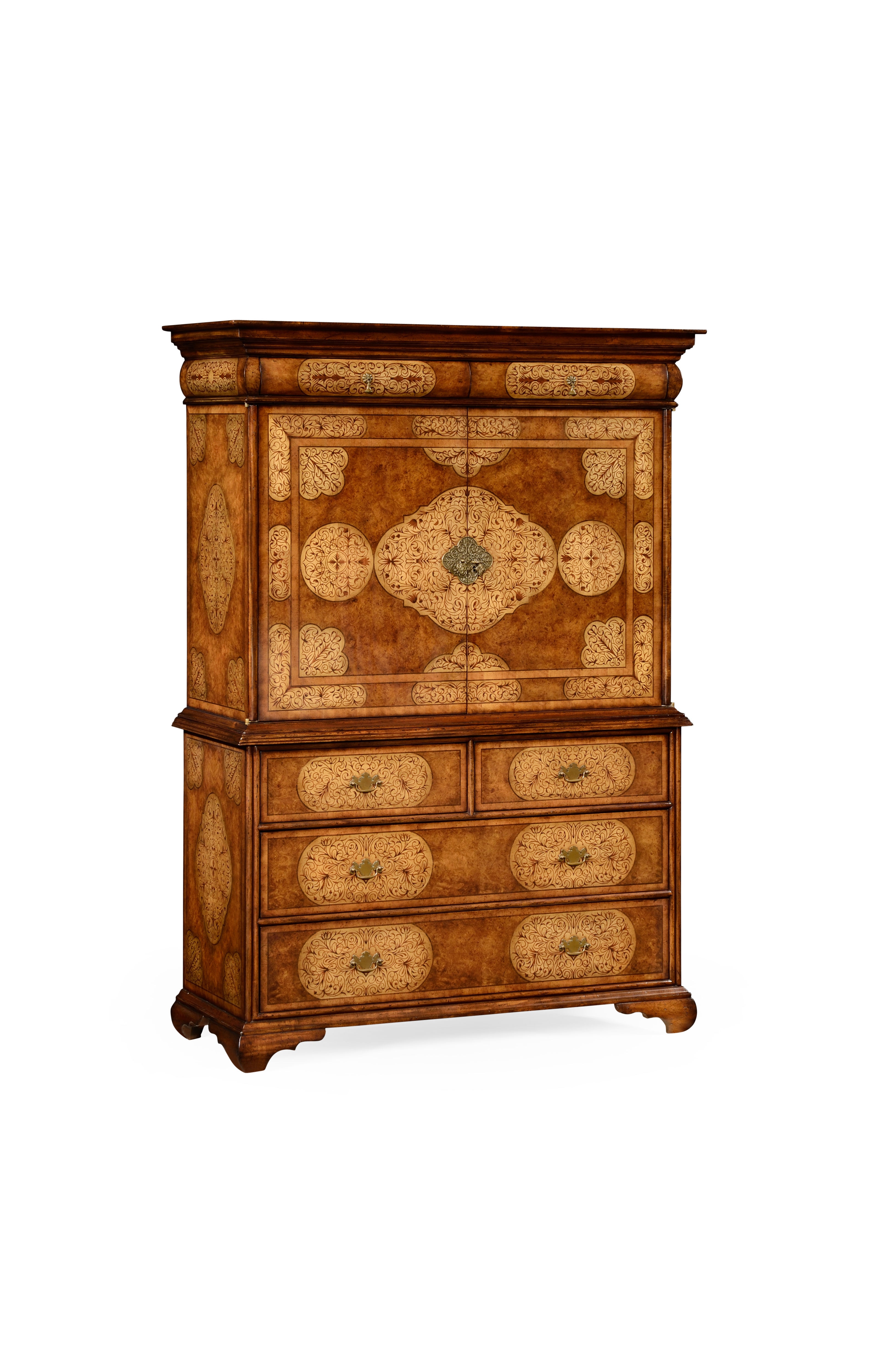 Jonathan Charles Home Entertainment Seaweed Tv Cabinet 492391 Wll