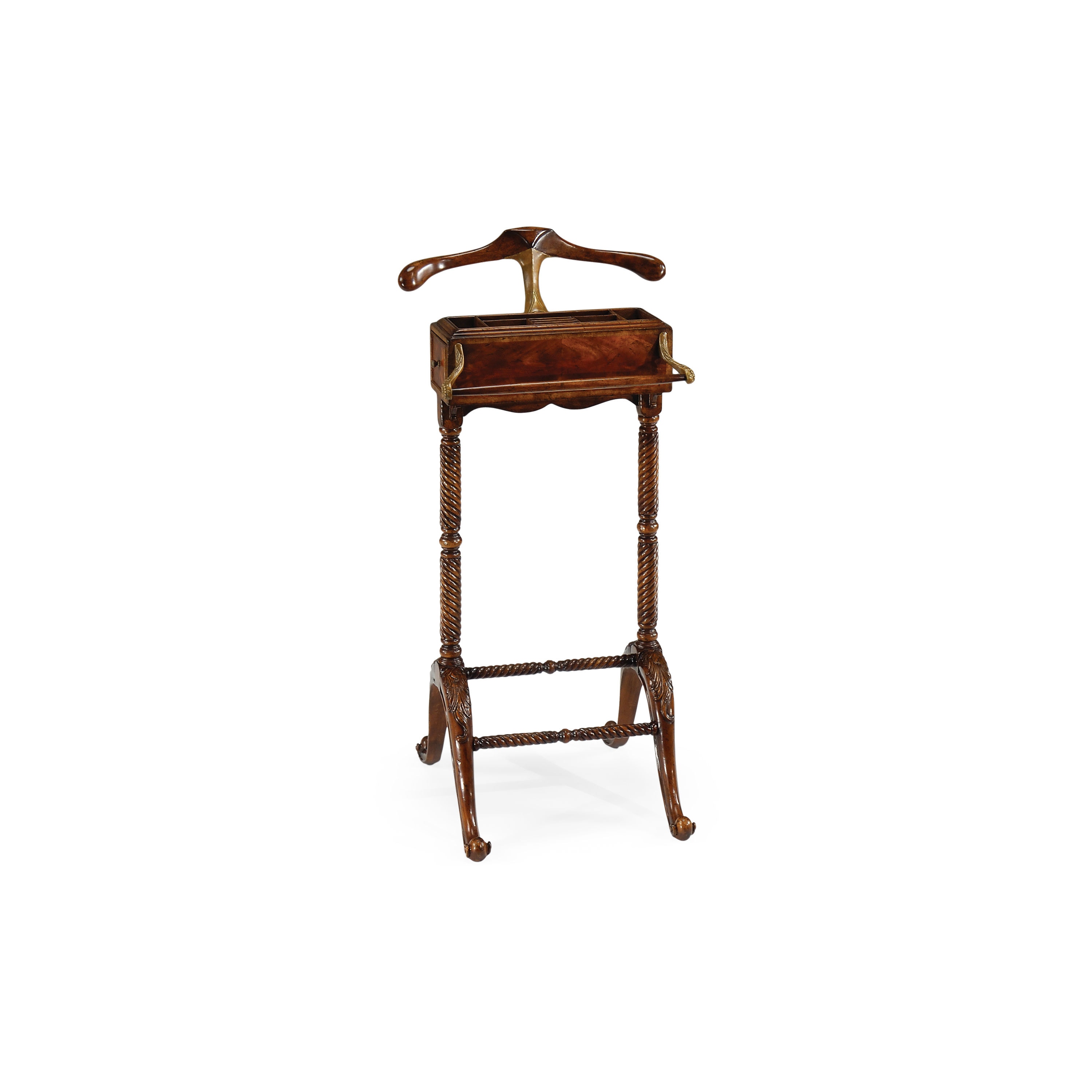 Mahogany Valet Stand With Stud Box Qj492443mah