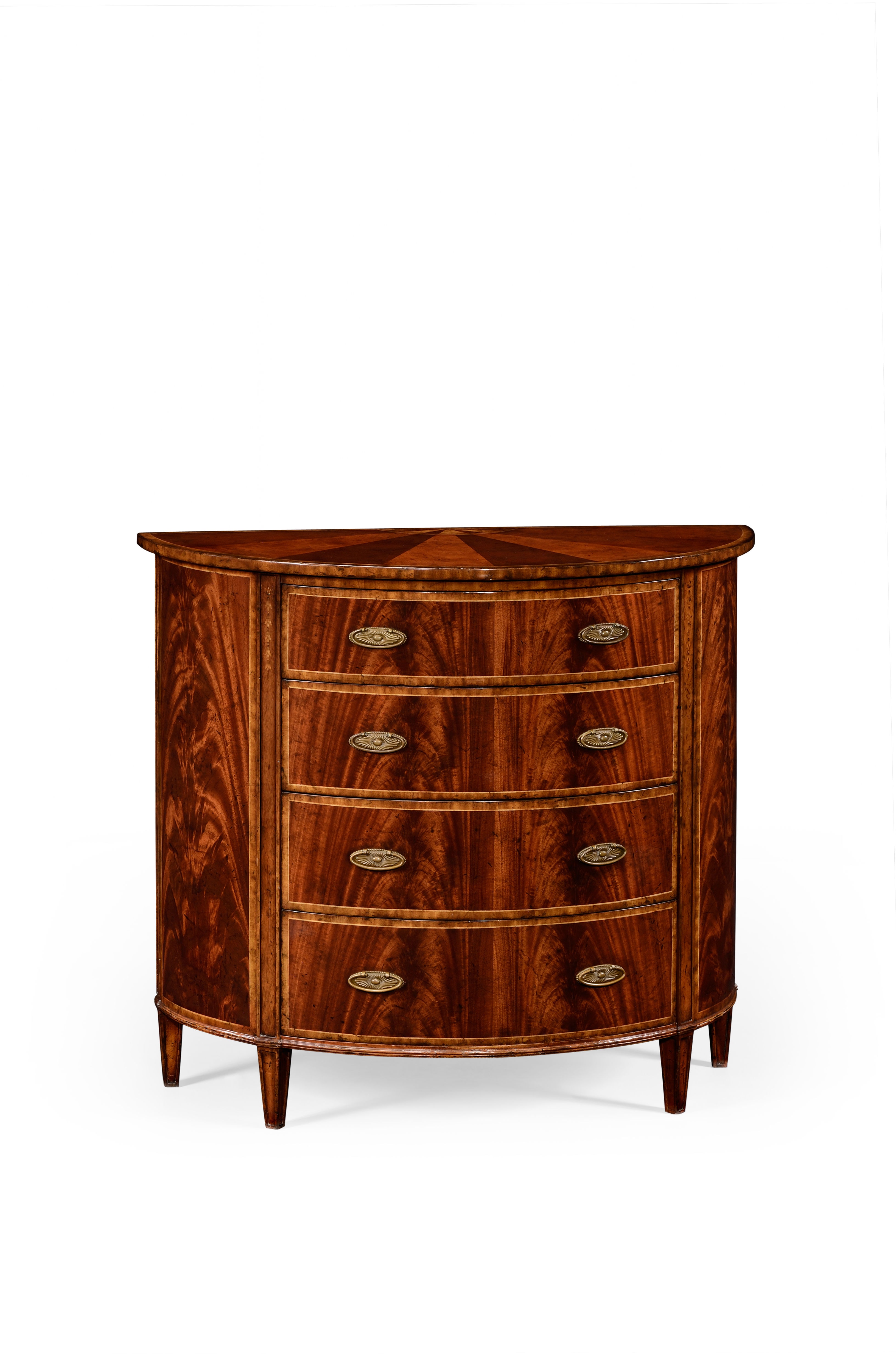 Mahogany Demilune Chest Drawers Qj492659mah