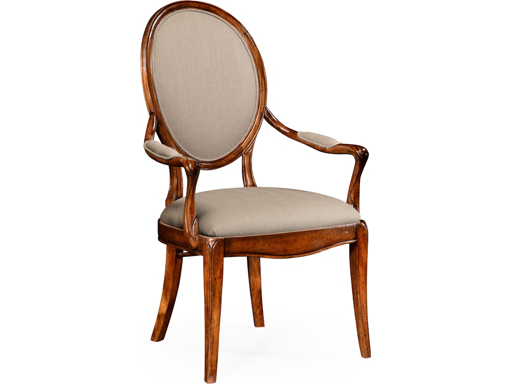 jonathan charles dining room spoon back upholstered dining chair arm qj492789acwalf001 walter e smithe furniture design