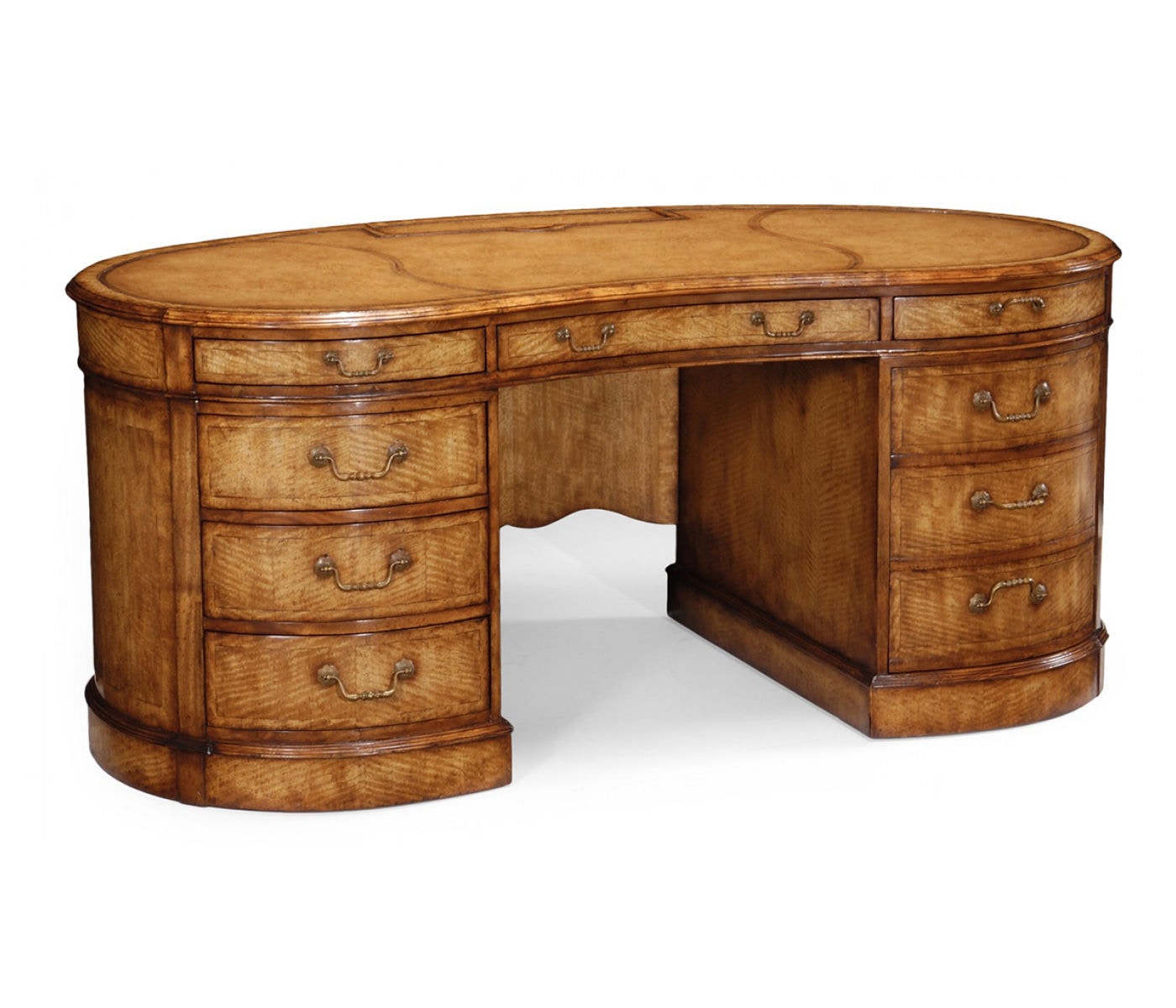 Jonathan Charles Home Office Kidney Desk 492989MFW Elite Interiors Myrtle Beach, SC