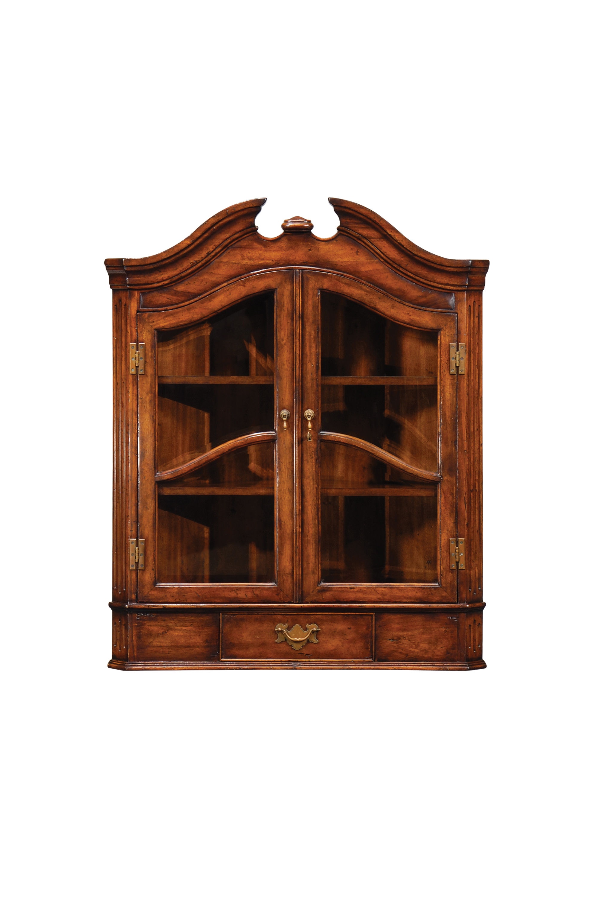 Jonathan Charles 493069 Queen Anne Style Hanging Walnut