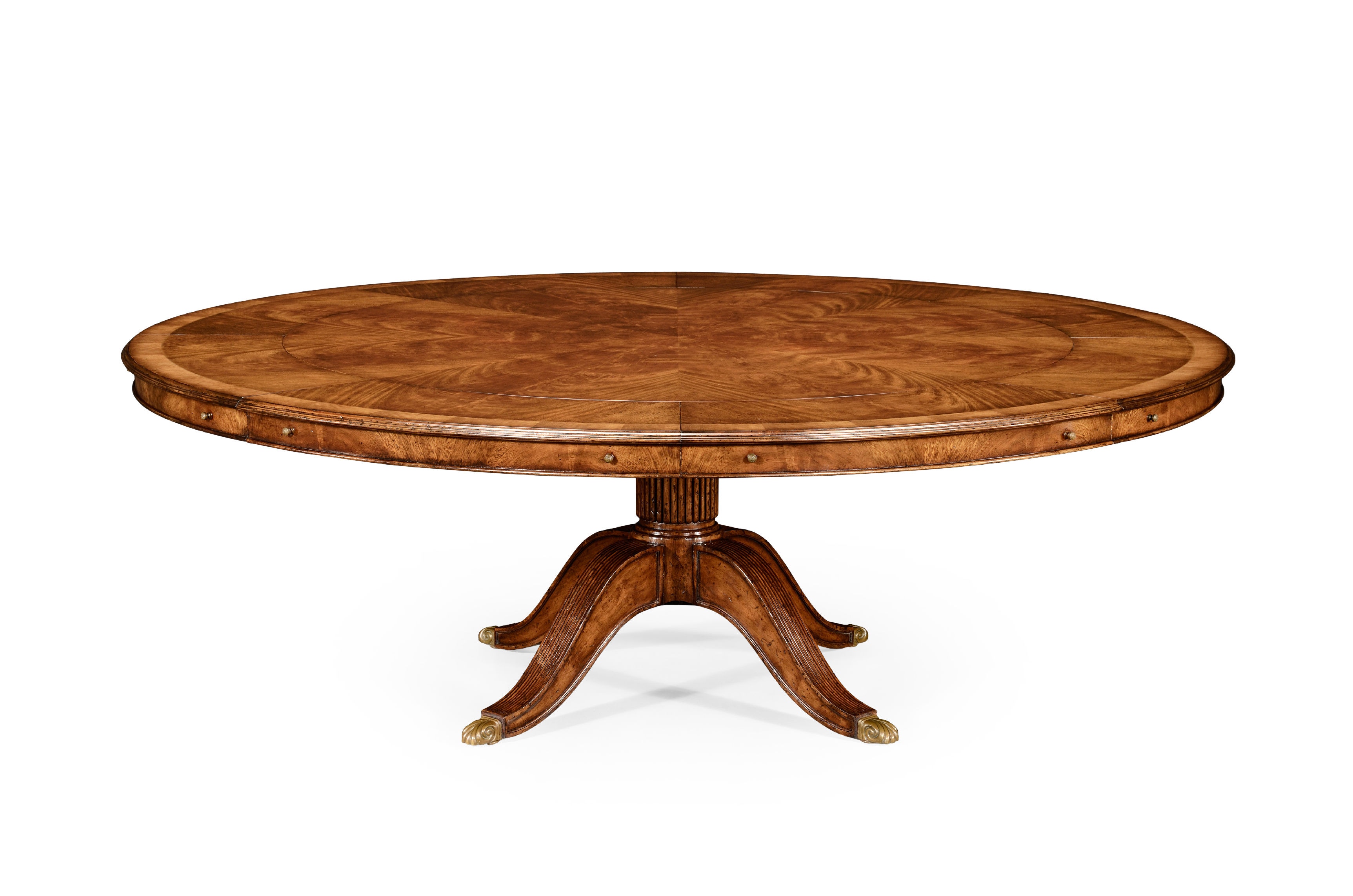 Jonathan Charles Dining Room 66 Walnut Extending Circular Dining
