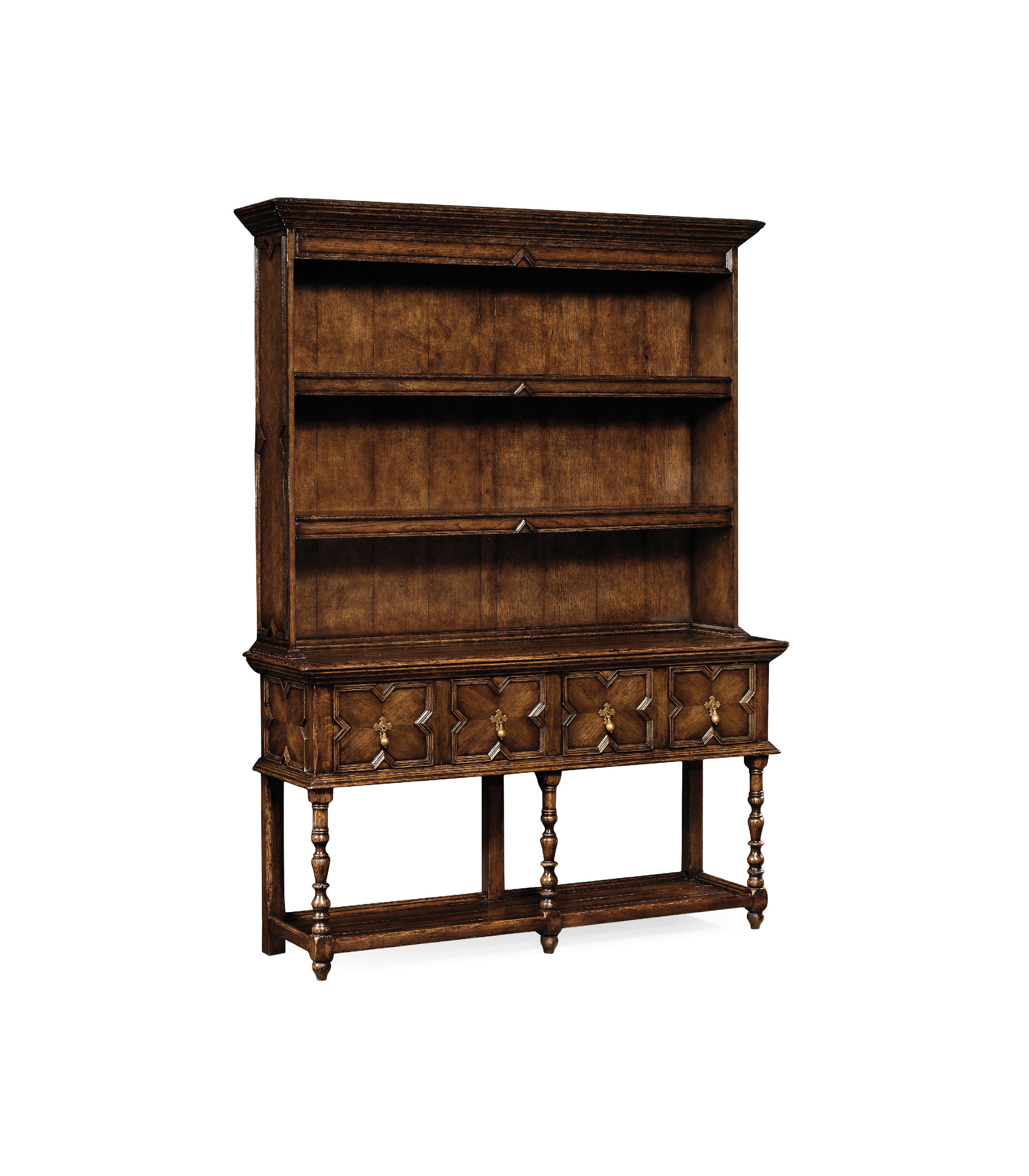 Jonathan Charles Bedroom Tudor Style Dark Oak Dresser 493543