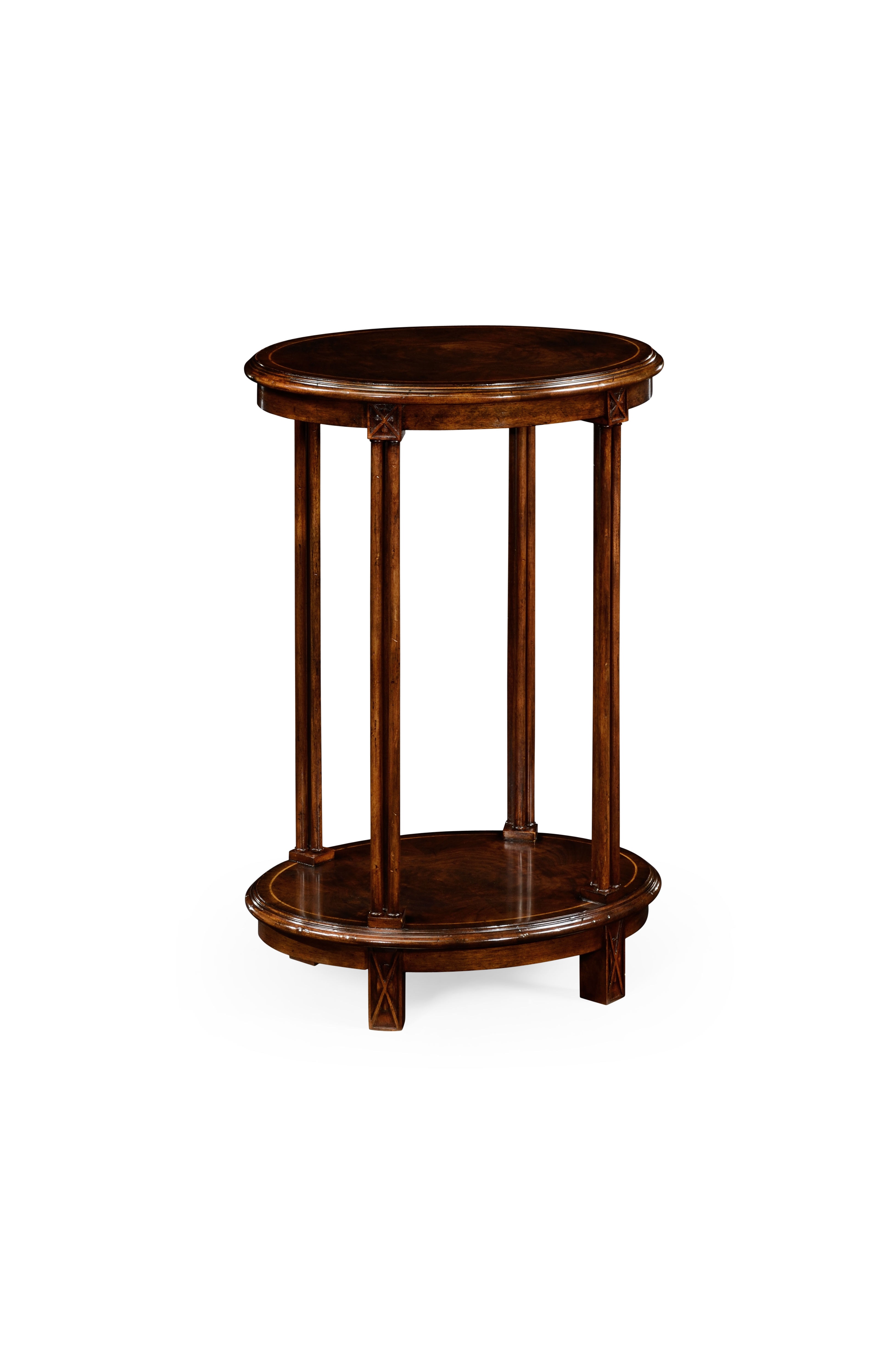 oval lamp table