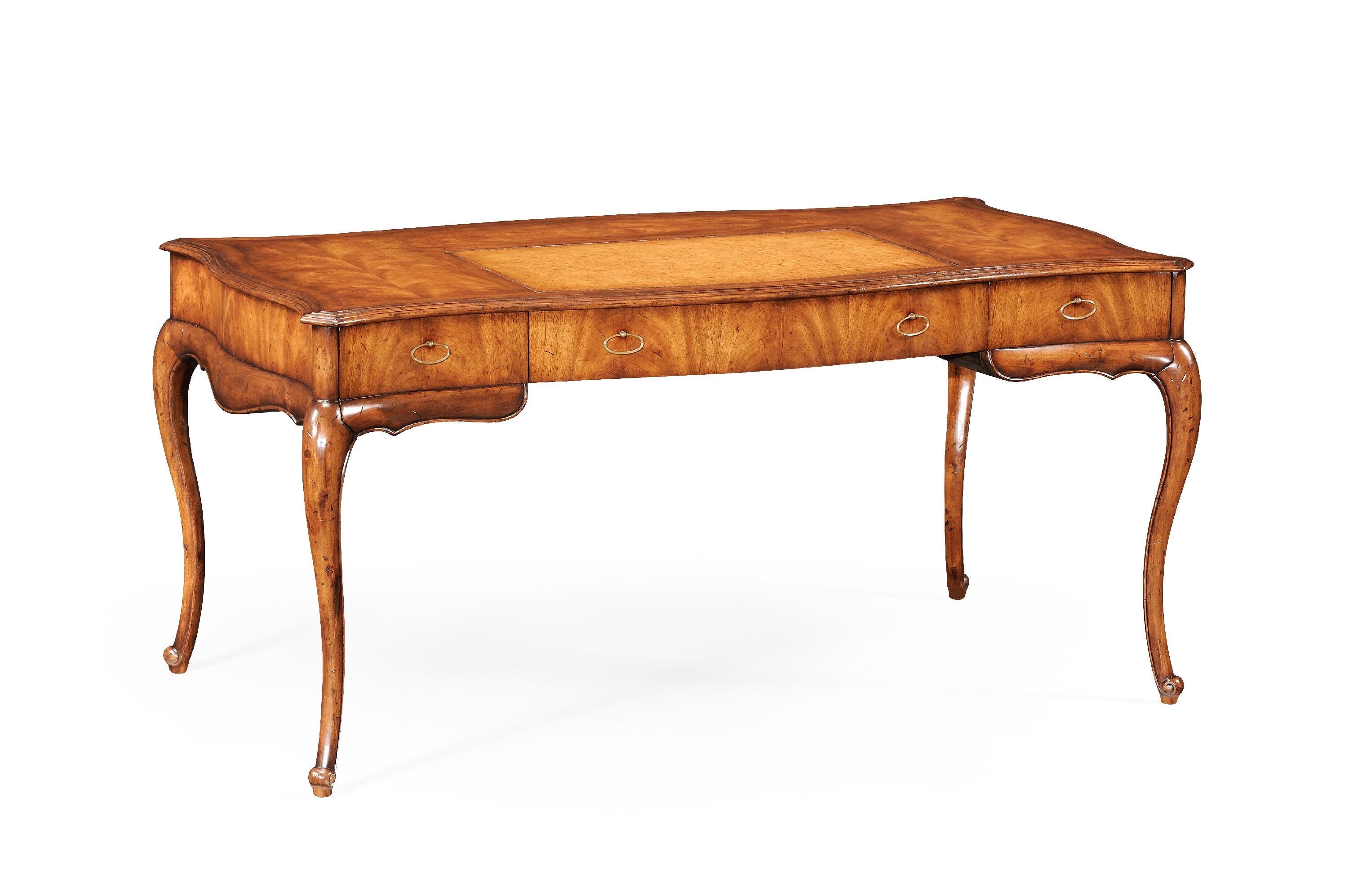 Jonathan Charles 494154 Serpentine Walnut Desk Interiors Home