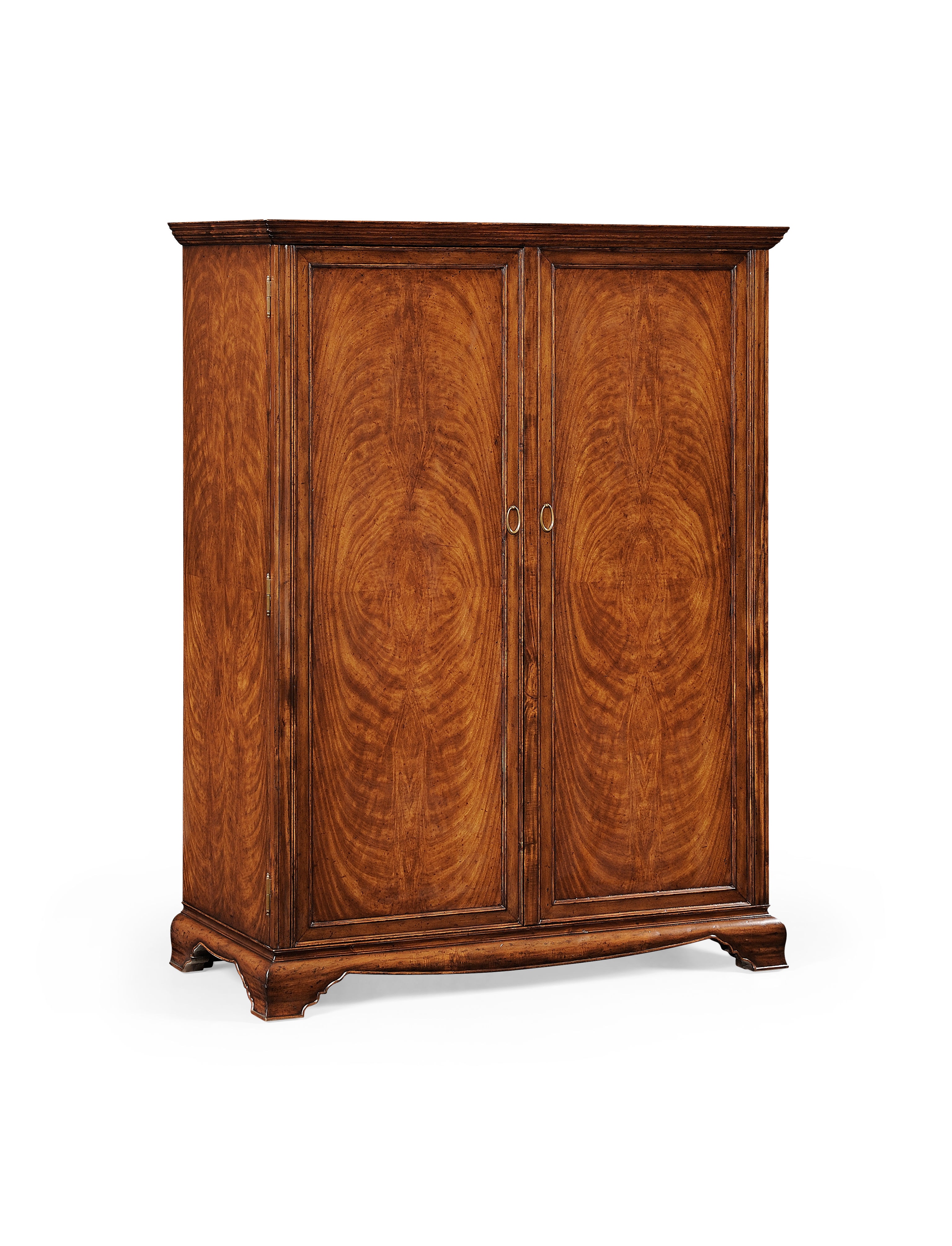 Jonathan Charles Bedroom Large Crotch Walnut Wardrobe 494238CWM