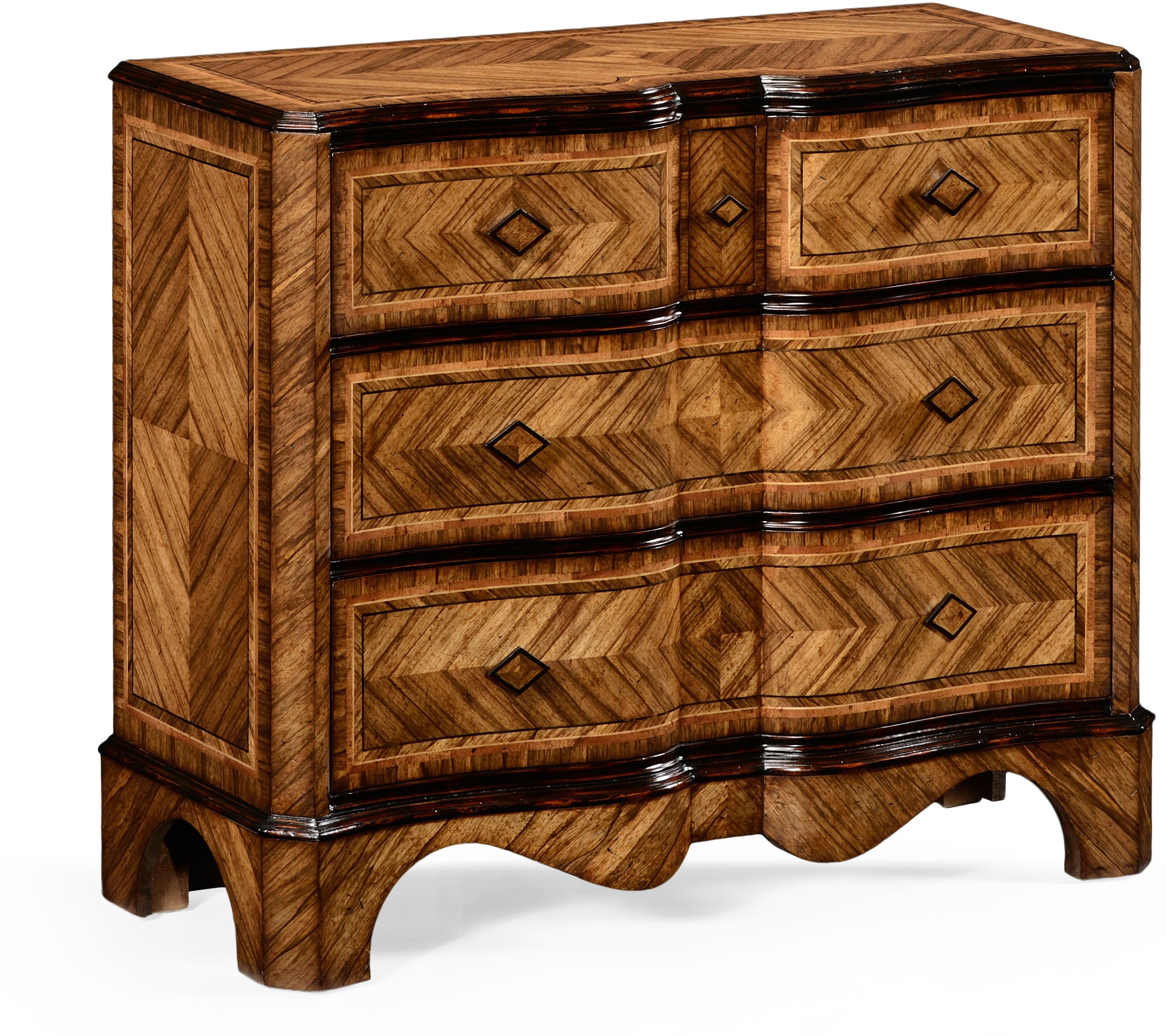 Jonathan Charles Bedroom Large Argentinian Walnut Chest Of