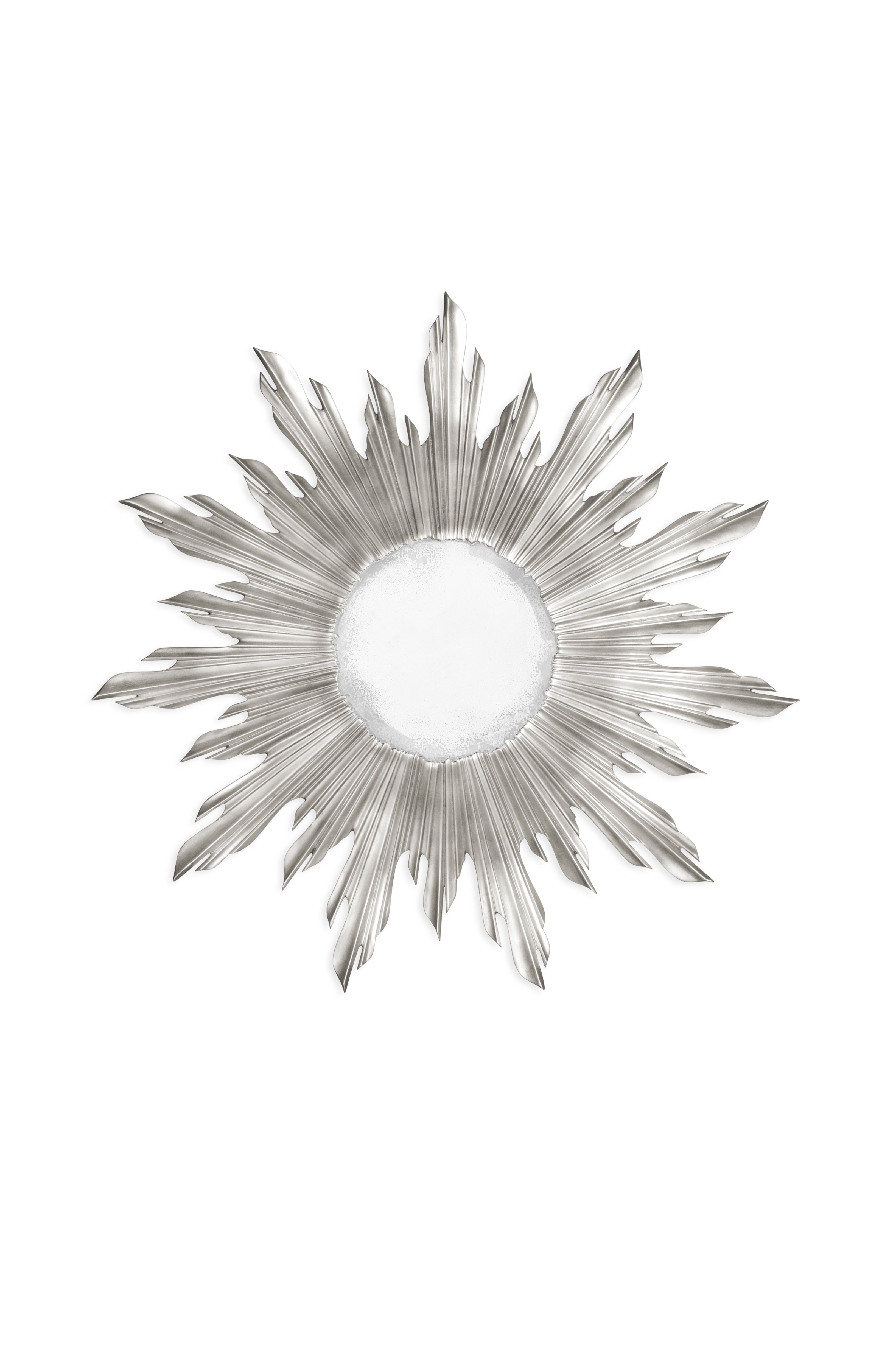 Silver deals sunburst mirror