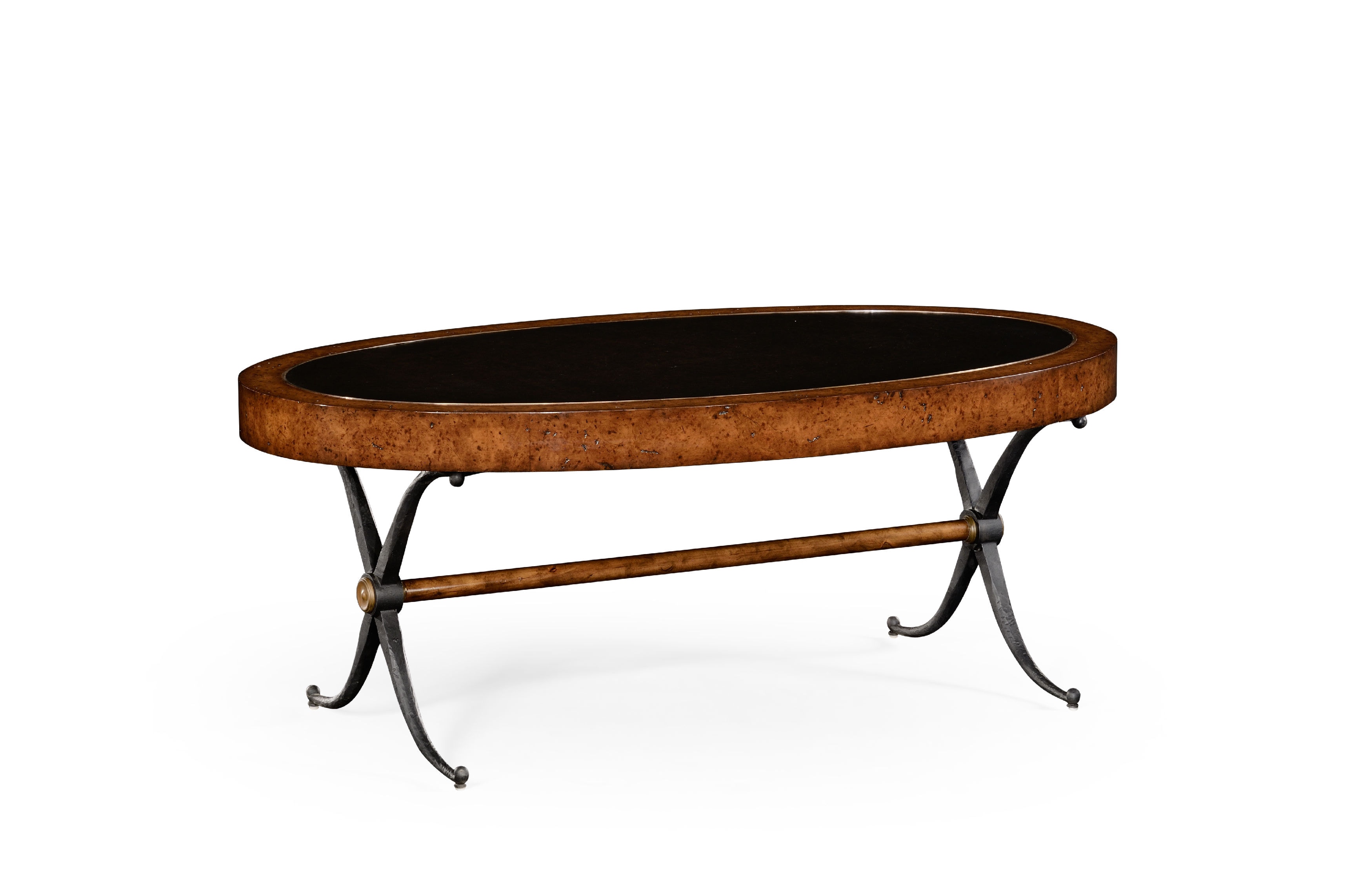 Hammered iron shop coffee table