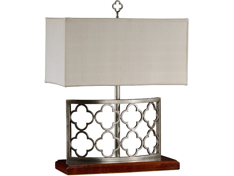 Jonathan Charles Lamps And Lighting Silvered Gothic Trellis Table Jonathan Charles Silvered Gothic Trellis Table Lamp 494974 S