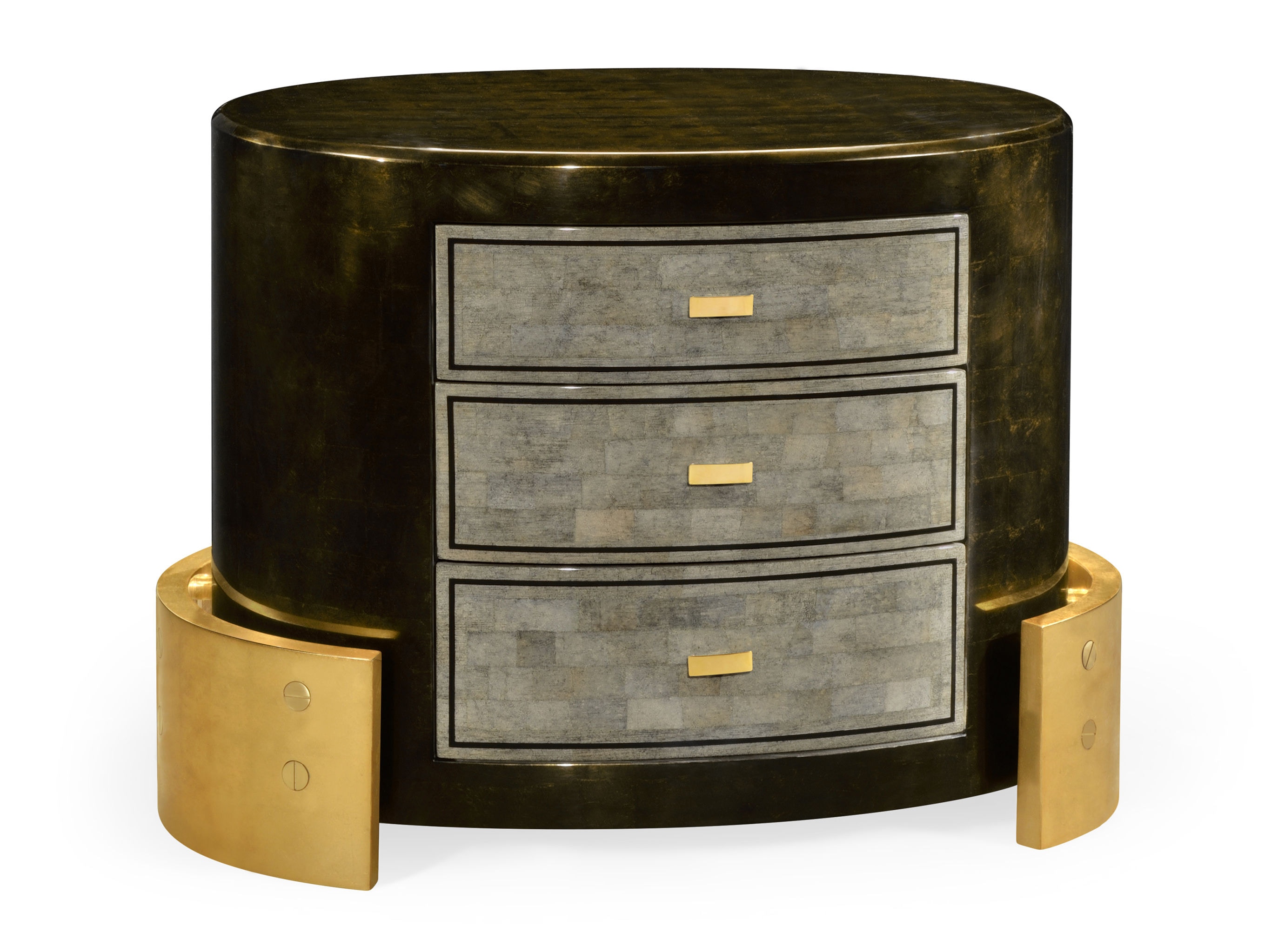 Jonathan Charles Bedroom Small Oval Chest Of Drawers 495533 Mgf