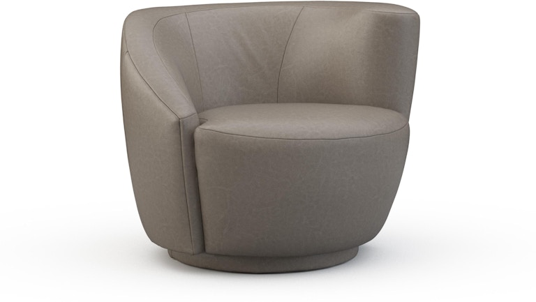 Precedent Furniture Living Room Corkscrew Swivel Chair Right L3410-RC, Hickory Furniture Mart