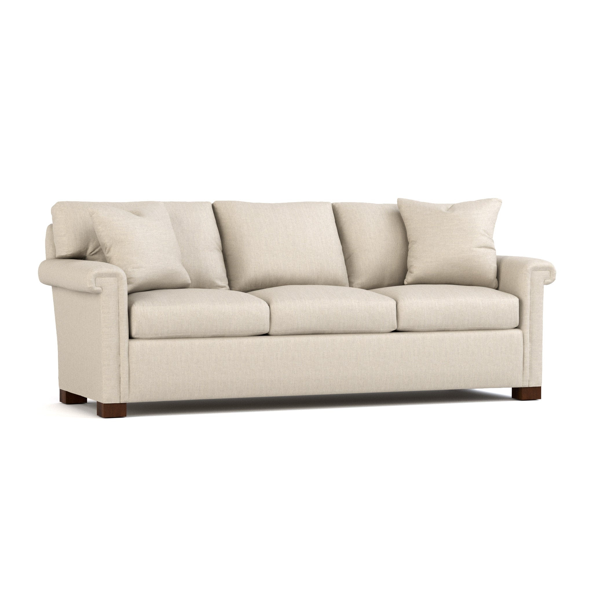 Stickley 1000 Series Three-Cushion Sofa with Key Arm 