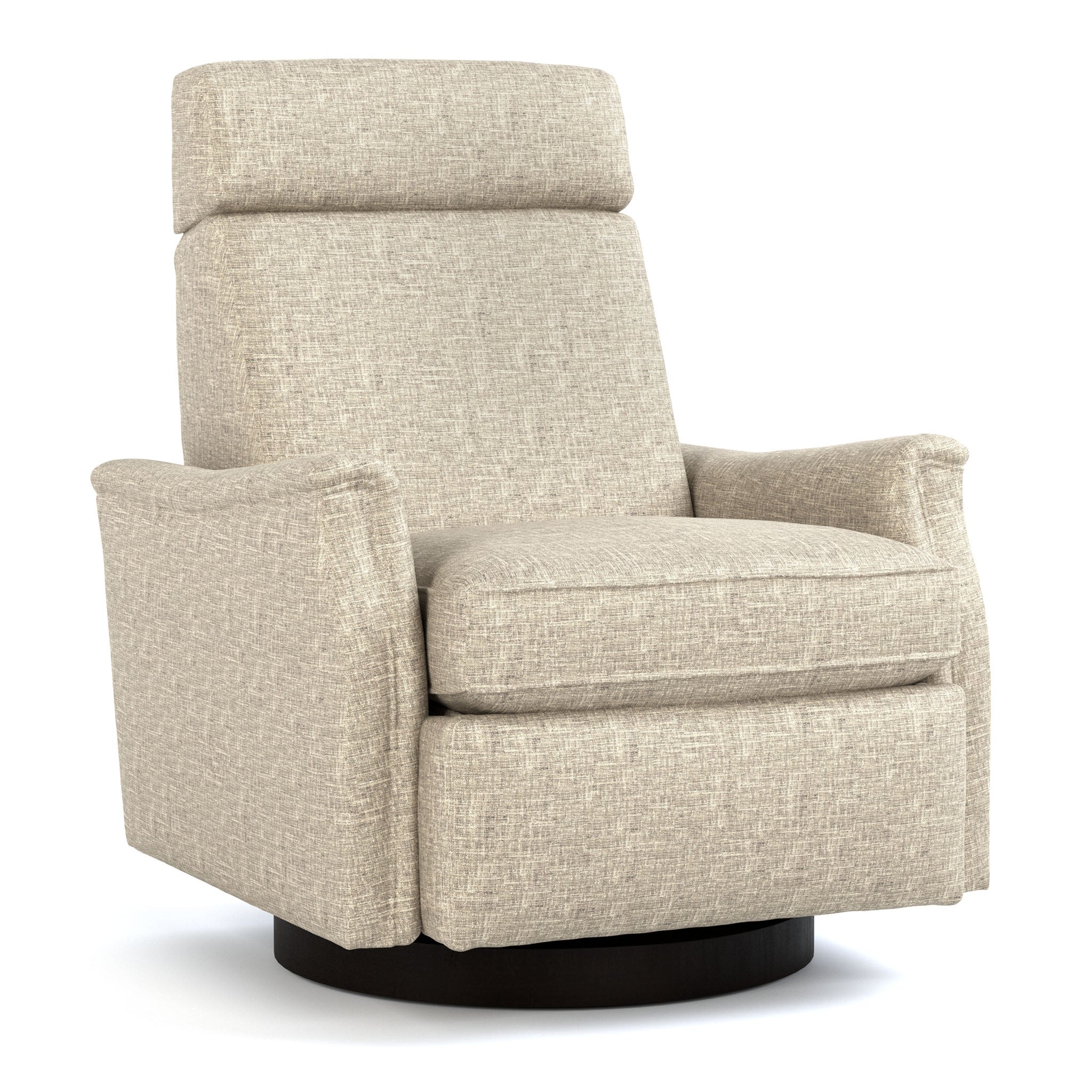 Stickley Laurel Saddle-Arm Swivel Recliner 