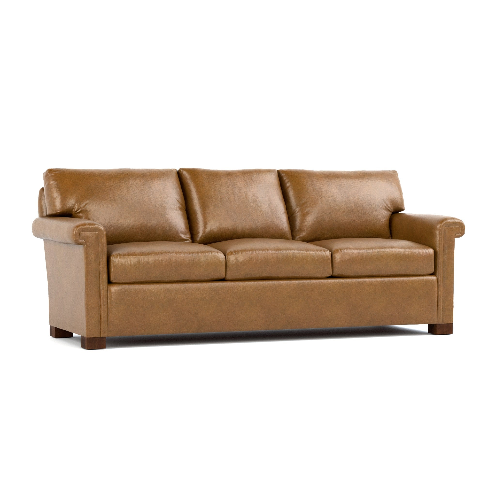 Stickley 1000 Series Three-Cushion Sofa with Key Arm 