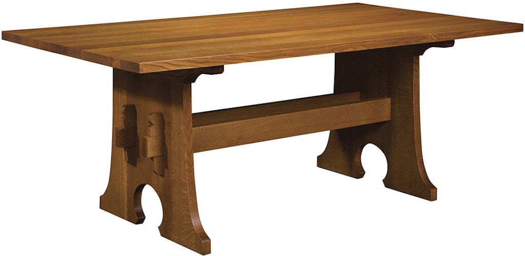 Stickley Dining Room Keyhole Trestle Table 599 West Coast Living Orange County And South Bay