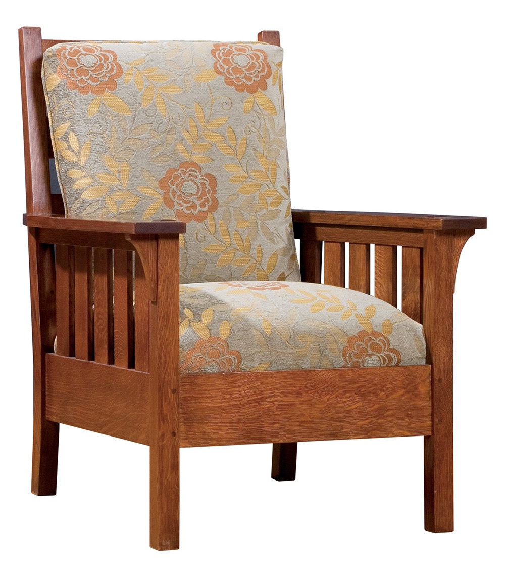 Gus bow arm online morris chair