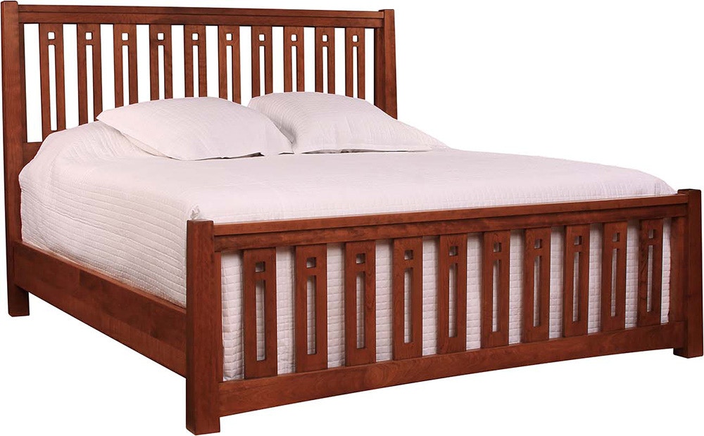 Stickley Bedroom Highlands Pierced Slat Bed, King 89955K Gorman's