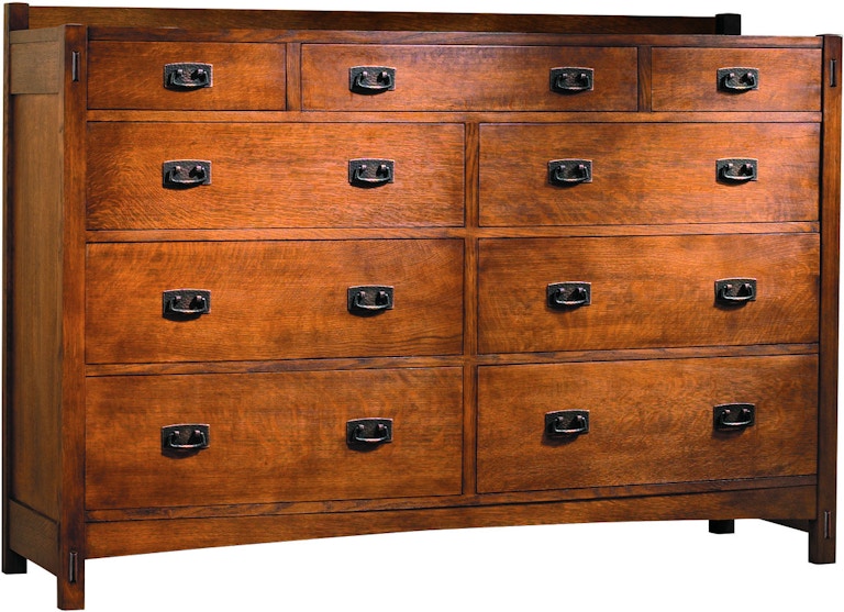 Stickley Mission Oak 9 Drawer Dresser is available in the Sacramento, CA  area from Naturwood