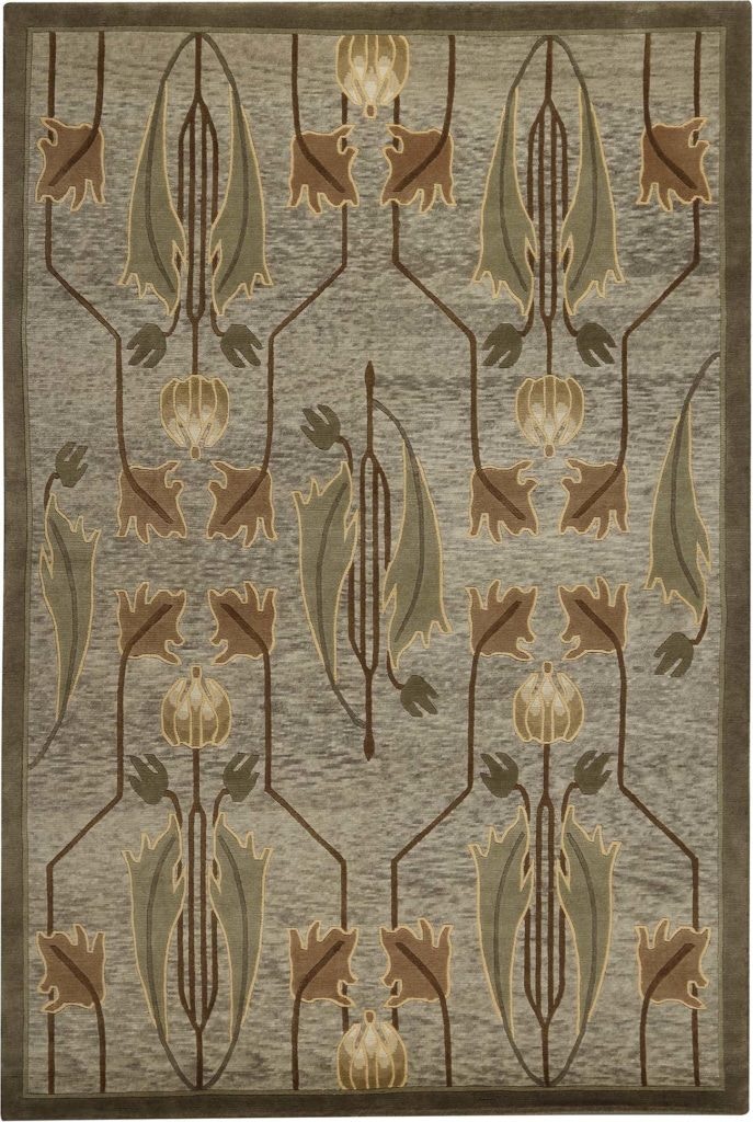 Stickley Area Rugs Rennie Tulip Rug Sage RU1440 Mark Thomas Home