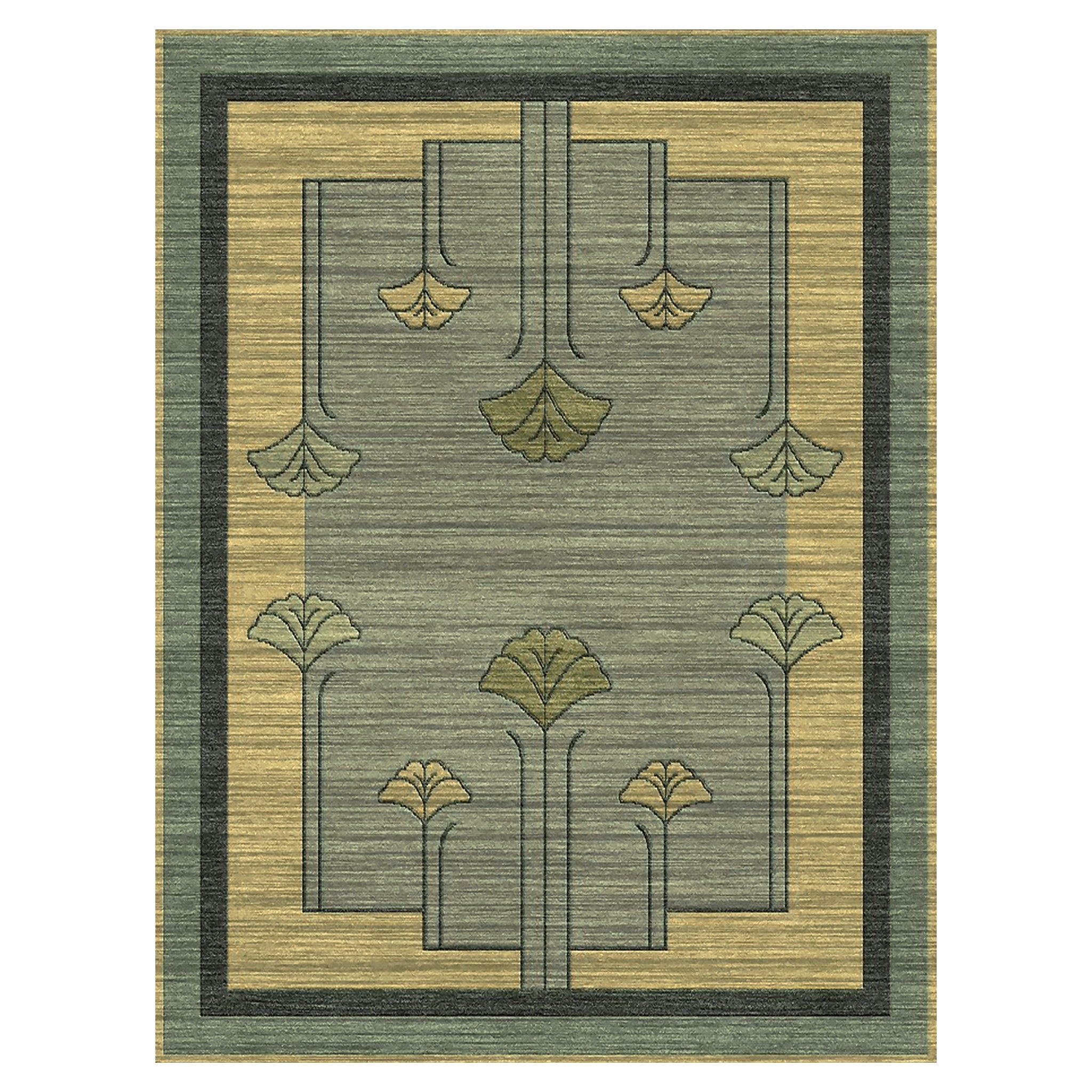 Stickley Area Rugs Art Ginkgo Rug RU-1455-5X7-6 - Klingman's