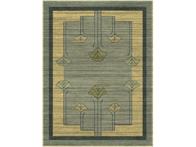Stickley Area Rugs Art Ginkgo Rug RU-1455-5X7-6 - Klingman's
