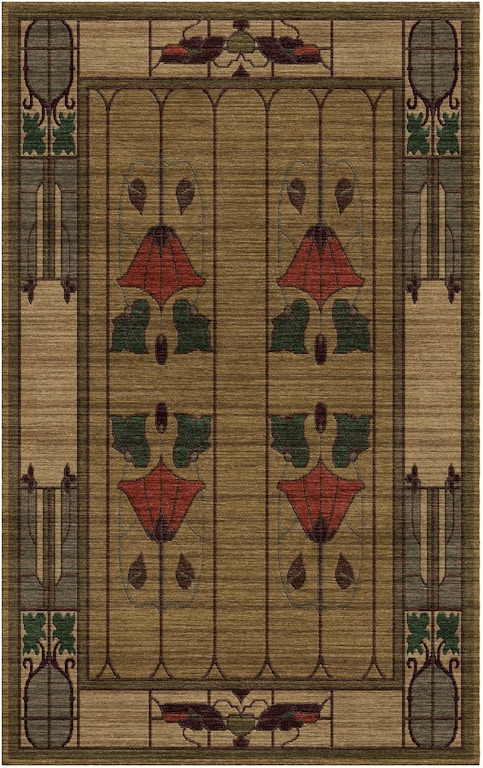 Stickley Area Rugs Garden Window Rug, Moss RU-1525-8X10 - Indian River ...