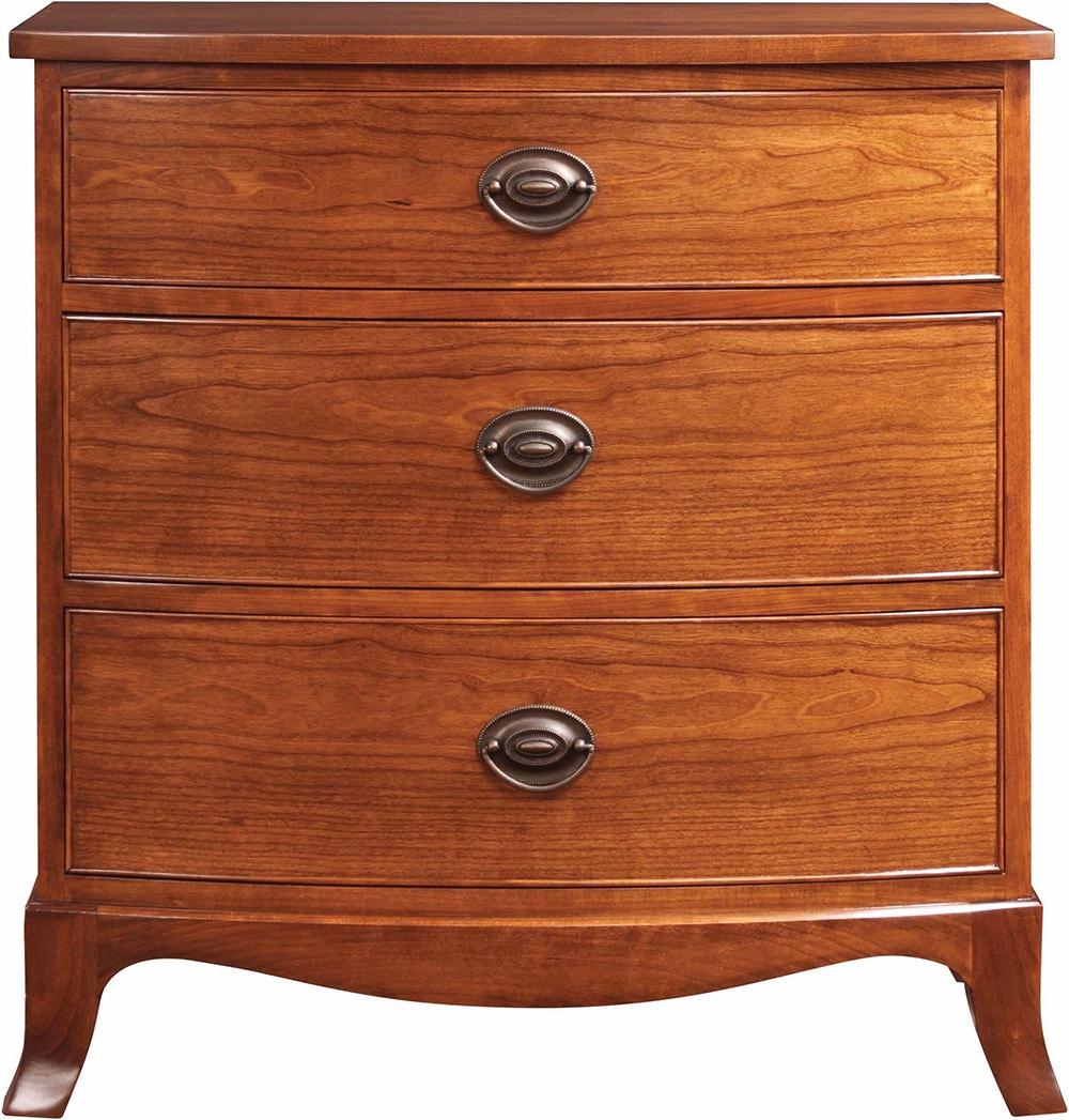 Stickley Bedroom Whitehall 3Drawer Night Stand 3831 Stacy Furniture