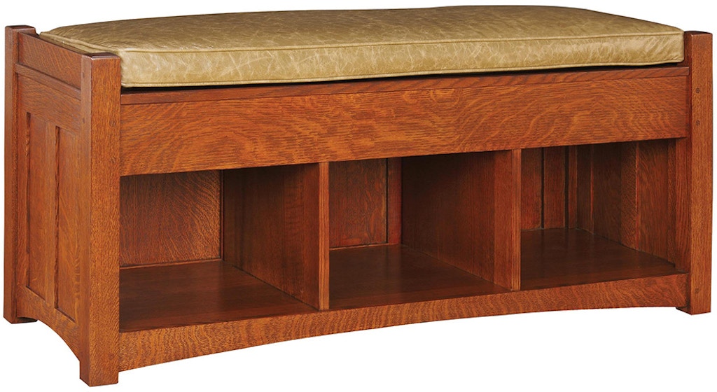 Living Furniture Stickley Mart NC | Hickory, 89-1164-LC Storage Room Bench Hickory |