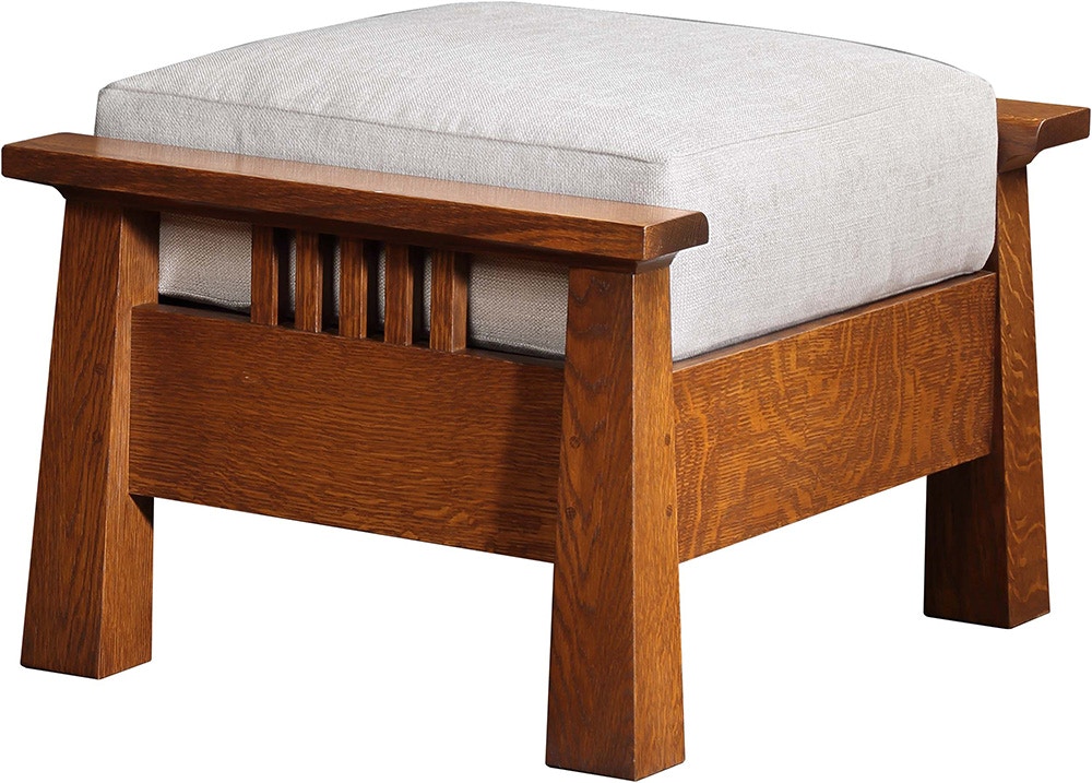 Stickley Living Room Park Slope Ottoman 891563 Art Sample Furniture Saginaw, MI