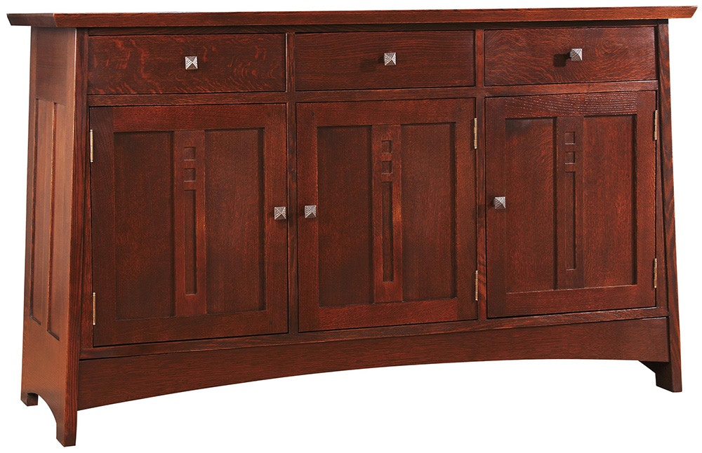 Stickley Highlands 72 W 3 Door Buffet is available in the Sacramento CA area from Naturwood