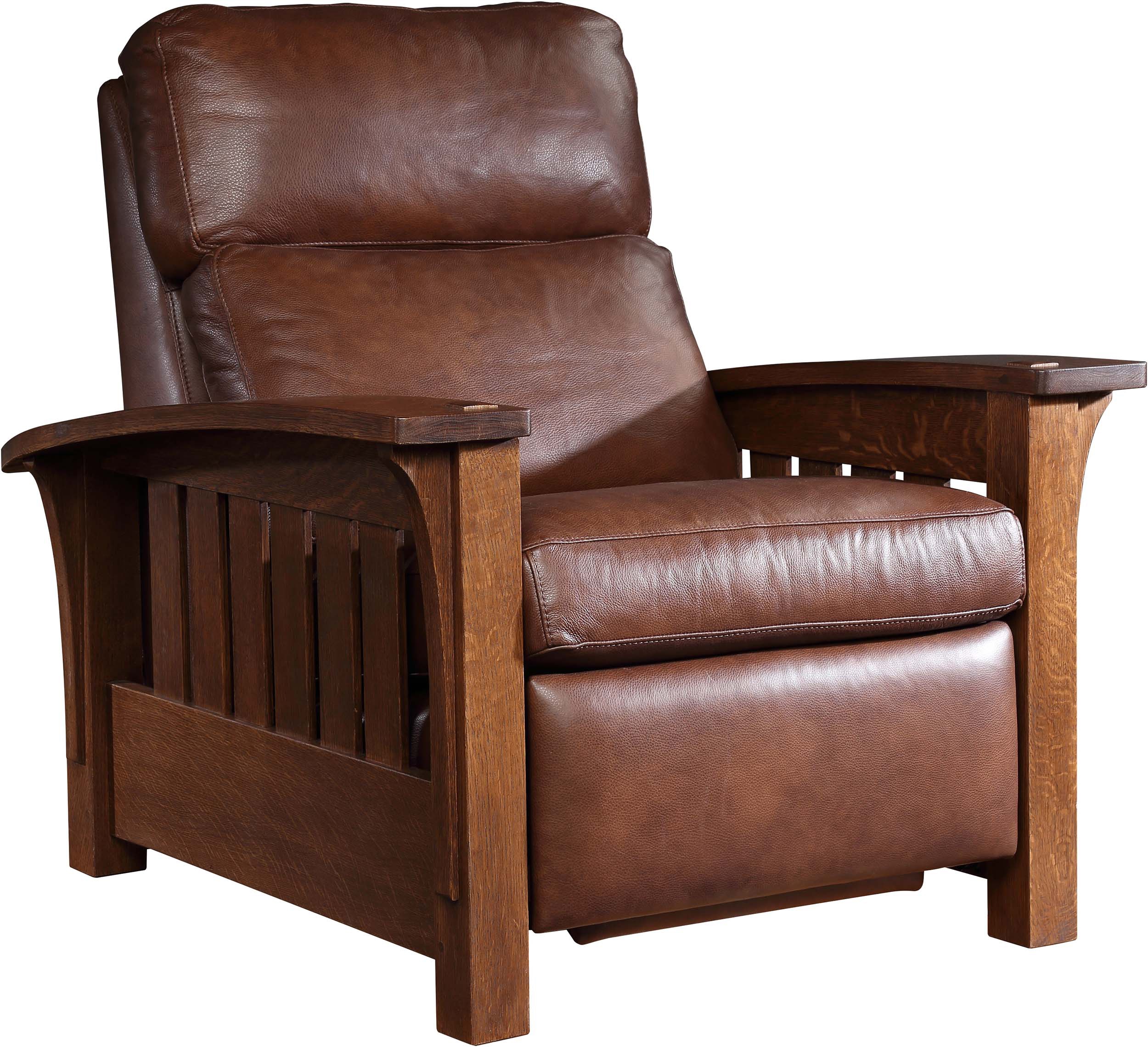 stickley bow arm chair