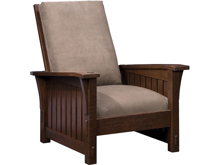 Living Room Leather Armchair Mission Style Arm Chairs Stickley