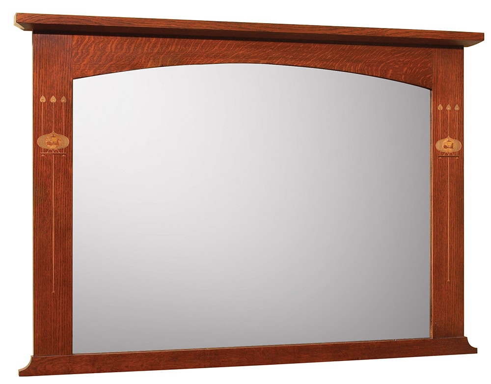 Stickley Mirrors Harvey Ellis Mirror with Inlay 89970 Toms Price Home