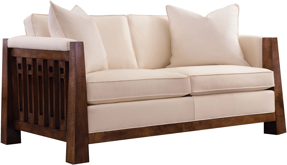 Stickley leather sofa deals price