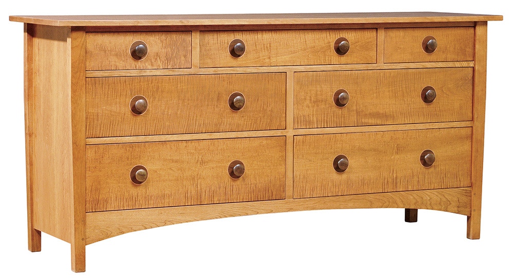 Stickley Bedroom Harvey Ellis Seven Drawer Dresser 91907 Toms Price Home