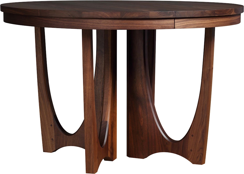 Stickley Dining Room Walnut Grove Round Dining Table 9931 2lvs Wnt Toms Price Home Chicago