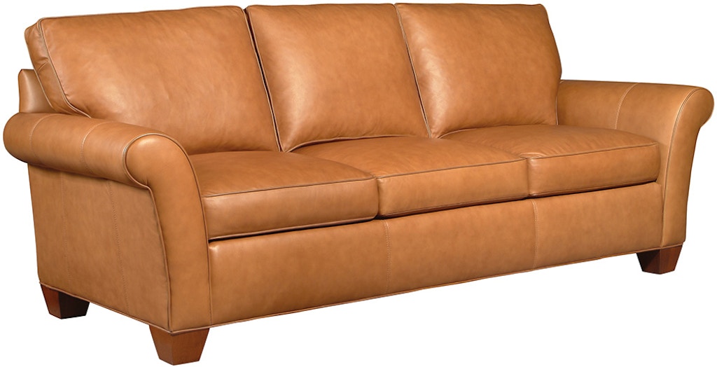 stickley essex leather sofa