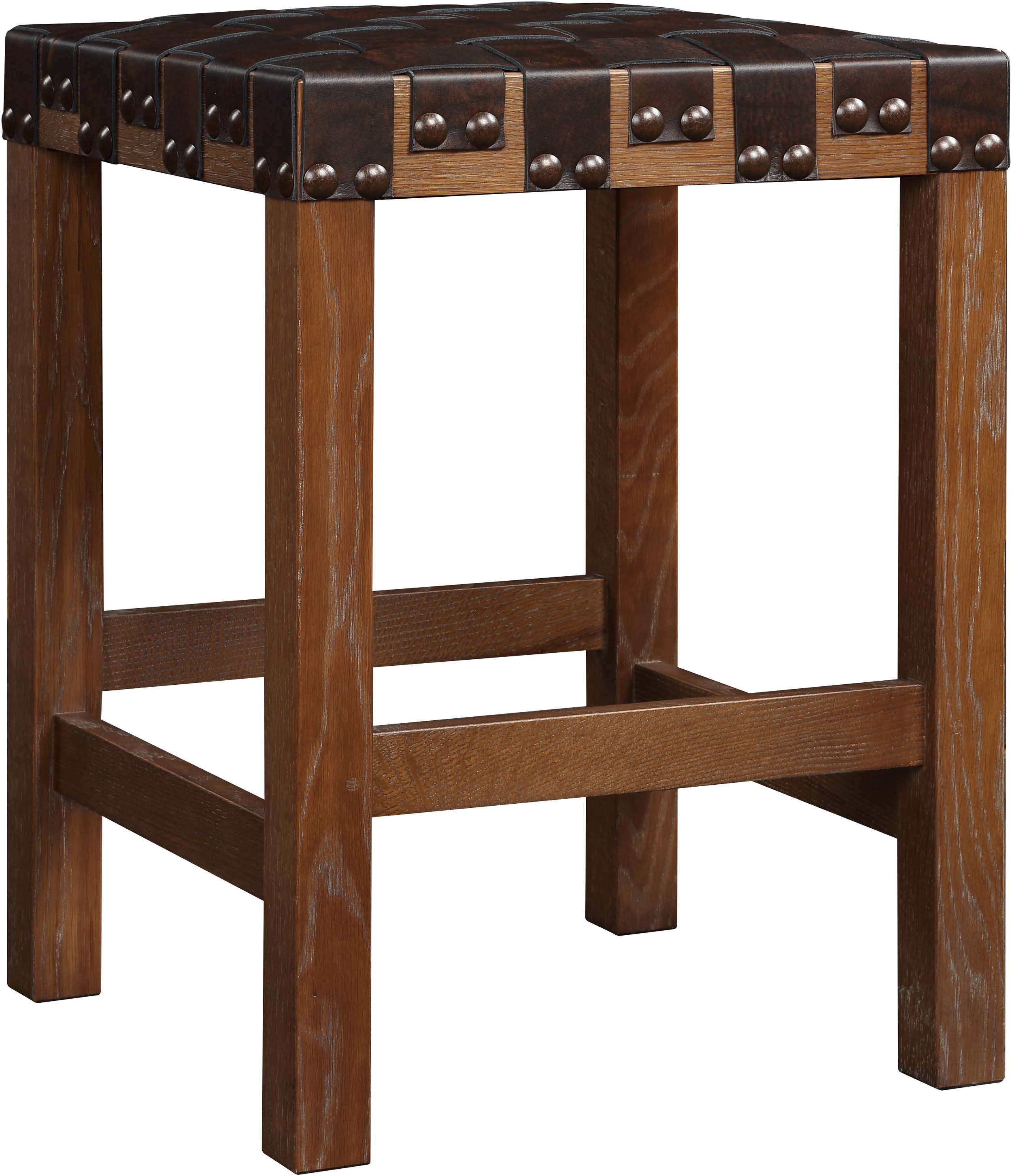 Stickley Bar And Game Room Oakmont Counter Stool 89-317-C - Wells Home ...