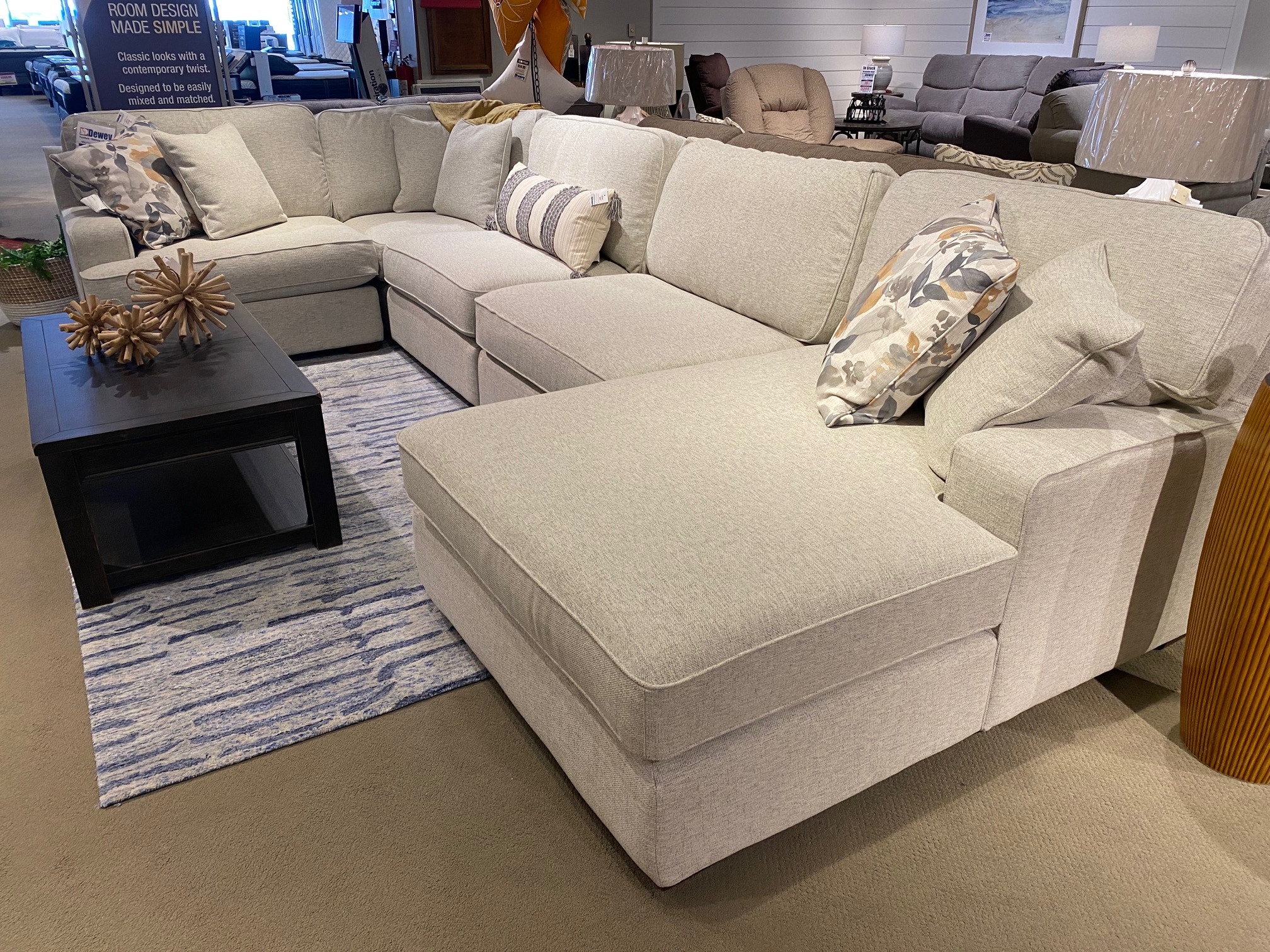 Lazy boy paxton sale sectional