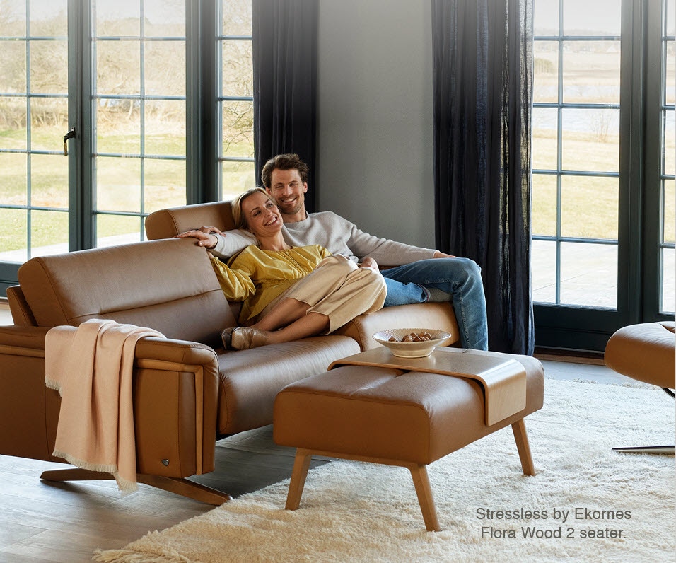Stressless by Ekornes 1451020 Living Room Stressless® Flora Wood 2