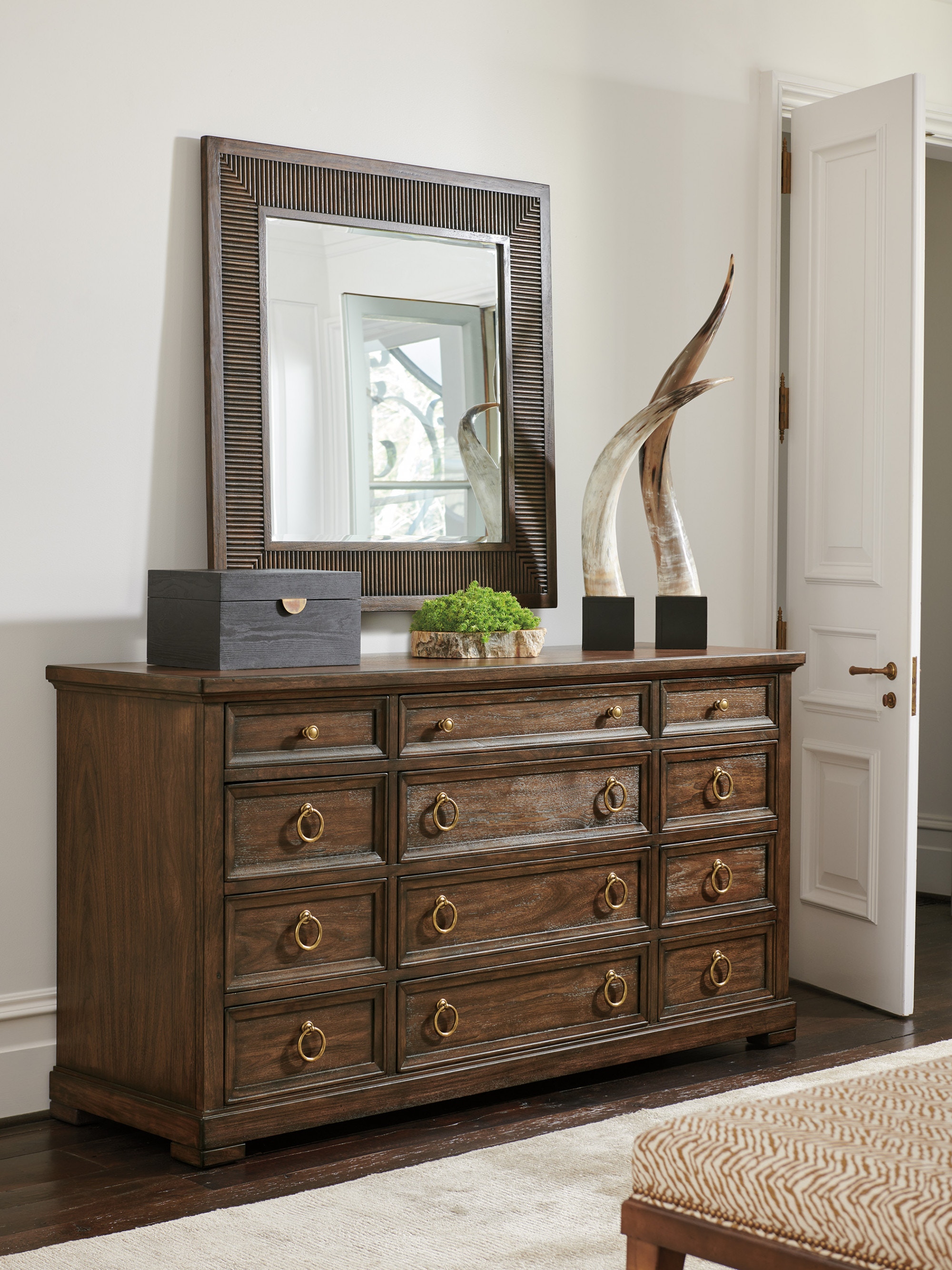 Lexington 740-202 Bedroom Helena Square Mirror