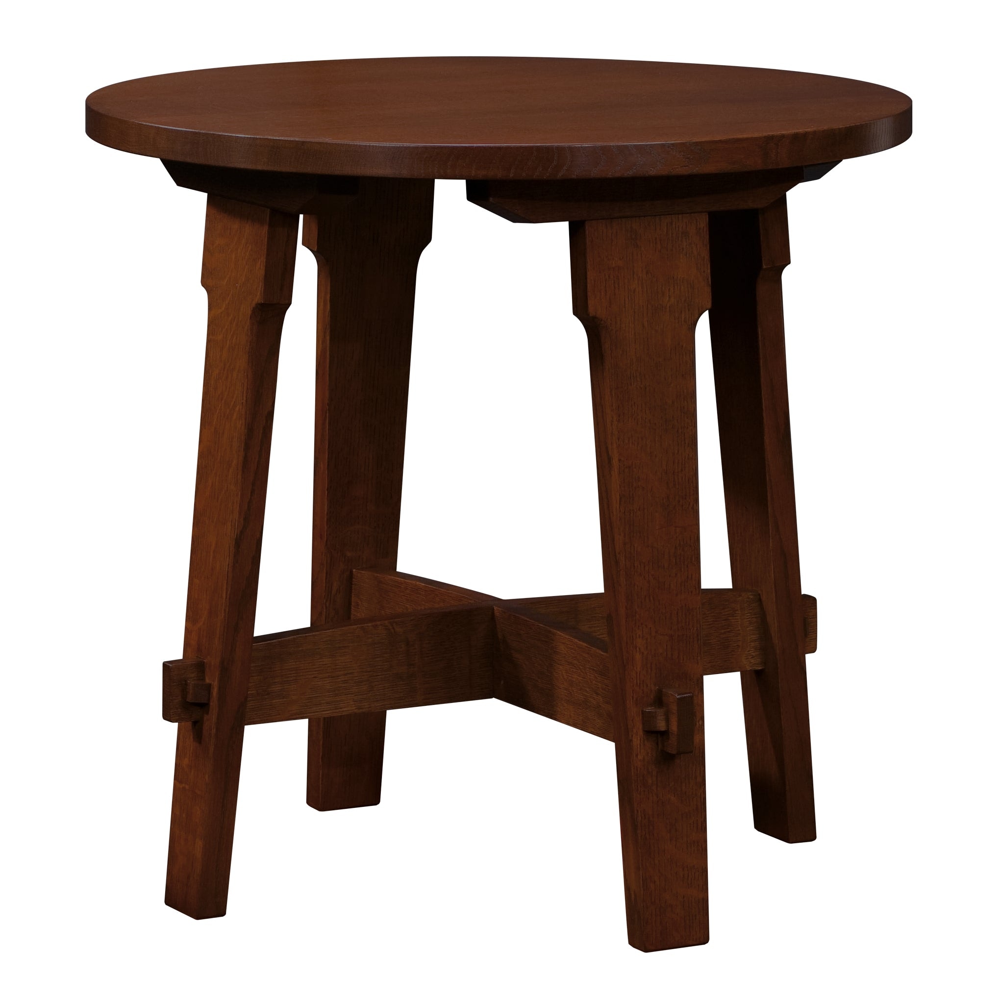 Stickley Gus Round Lamp Table 89-1410