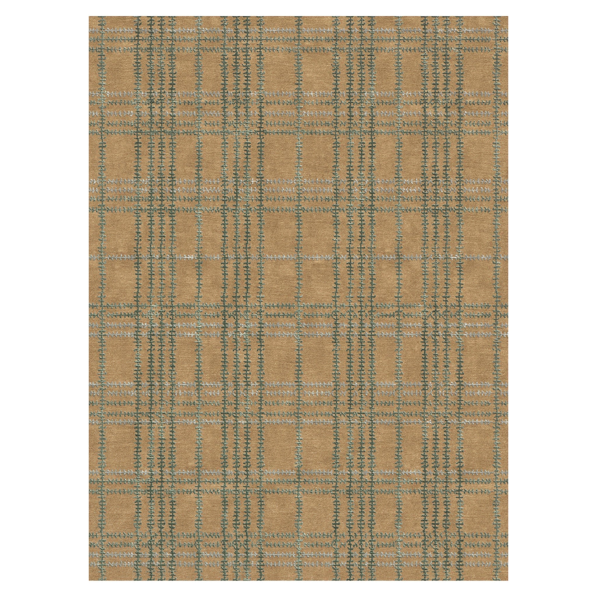 Stickley Whipstitch Plaid Rug RU-4200