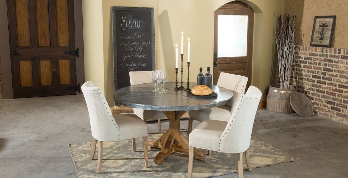 Palettes By Winesburg 4848sqzi Dining Room Square Zinc Table Top