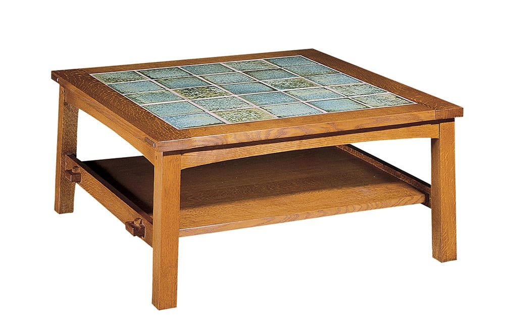 Stickley Tile Top Cocktail Table 89-579