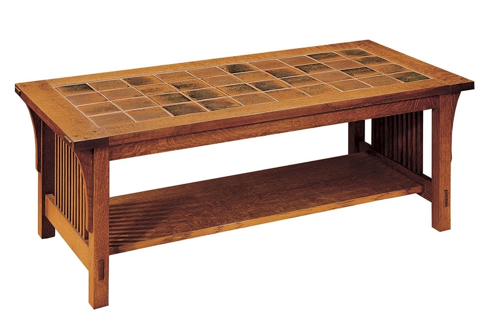 Stickley Tile-Top Cocktail Table 89-758